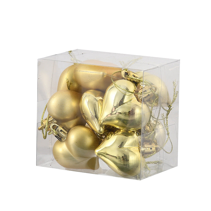 "Cupid’s Touch" Electroplated Red Heart Ornament | Romantic Décor & Gift Topper