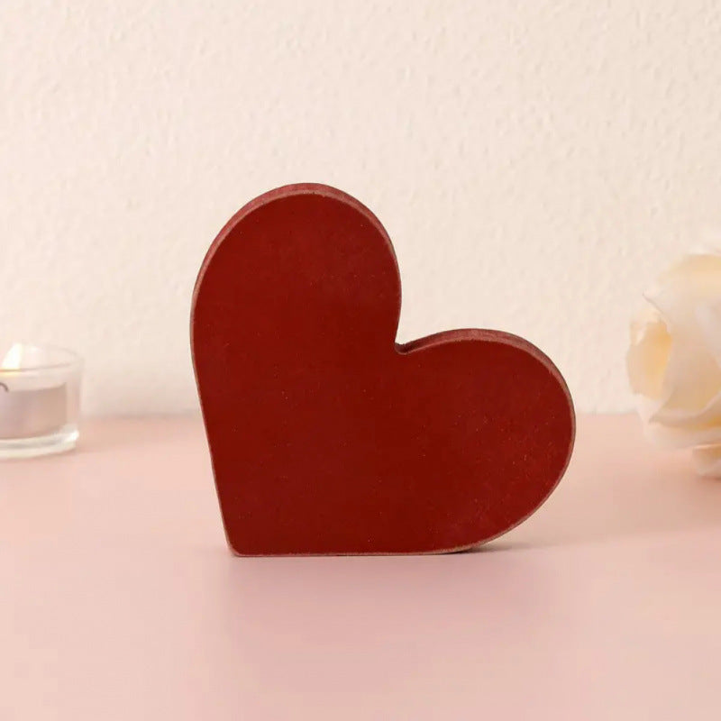 The "Rustic Romance" Natural Wooden Heart