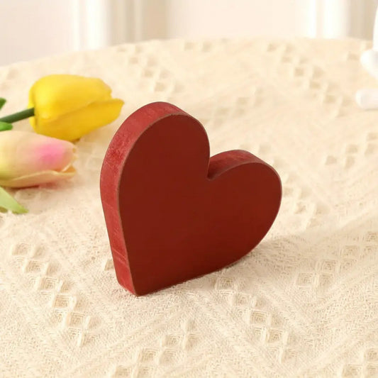 The "Rustic Romance" Natural Wooden Heart